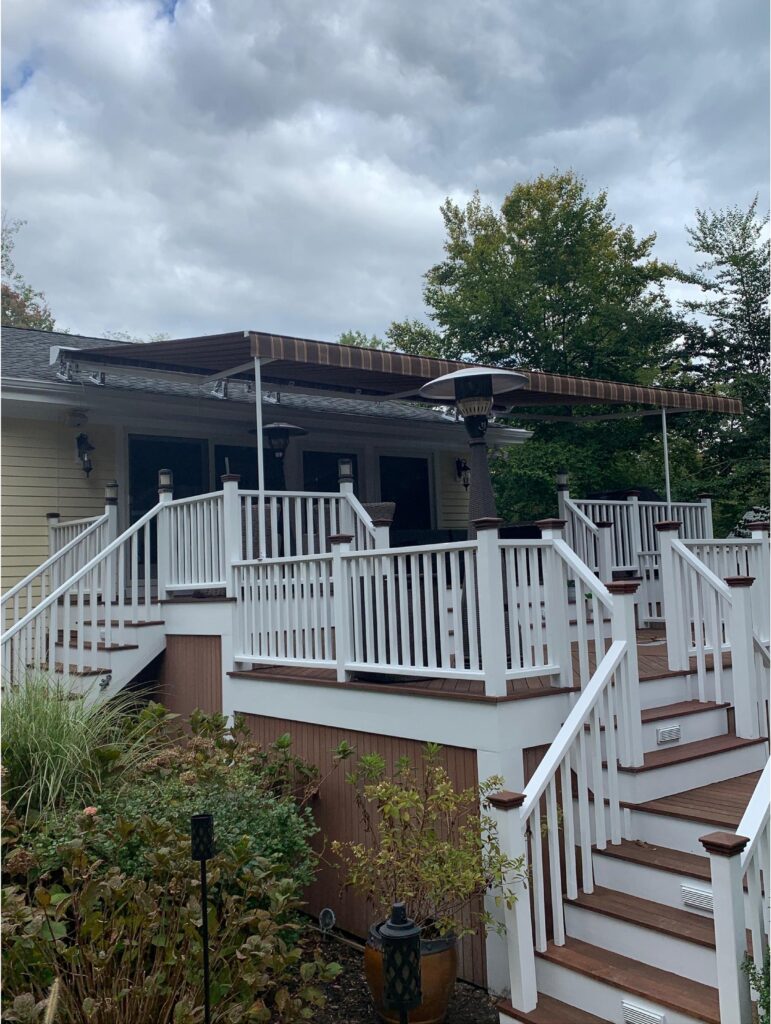 Retract Awn Roof Mount Wind Rain
